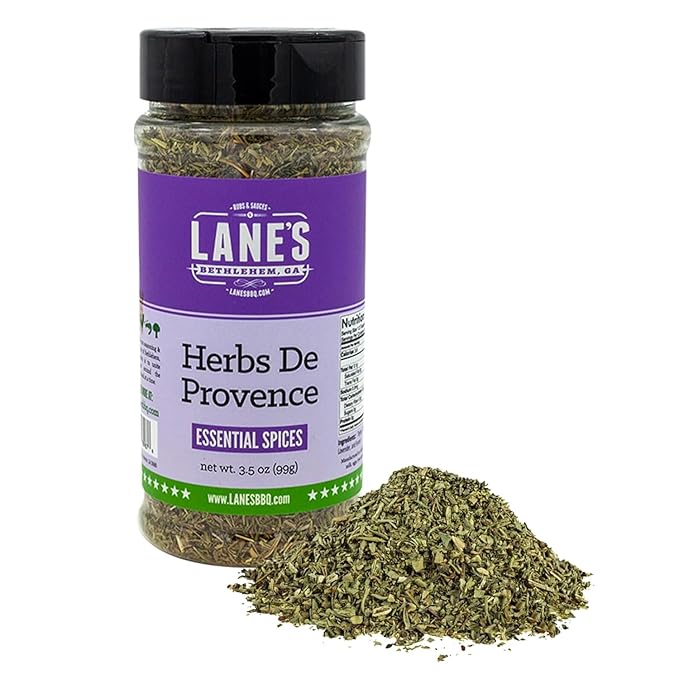 Lane's Herbs De Provence Seasoning Spice, All-Natural Mediterranean Herb De Provence Seasoning For Meat, Veggies, Soups & Sauces, Made in USA, 3.5 oz