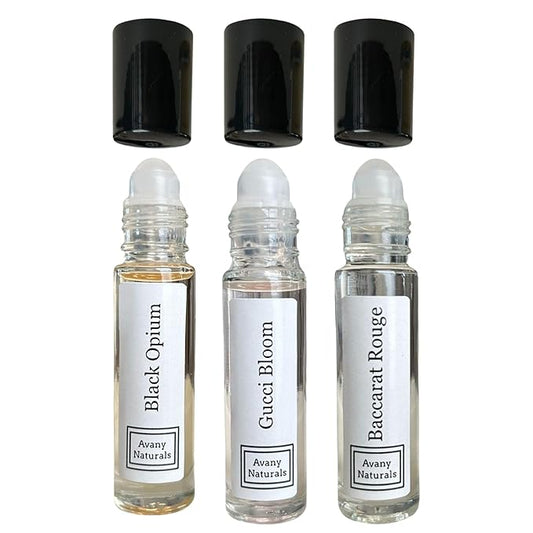3 Pc Womens Gift Set, Fragrance Oil For Women, Roll On Body Oil, Perfume Samples, Fragrance Oil, Gift For Her, Perfume Oil Sampler, Gift Box (Dynamic)