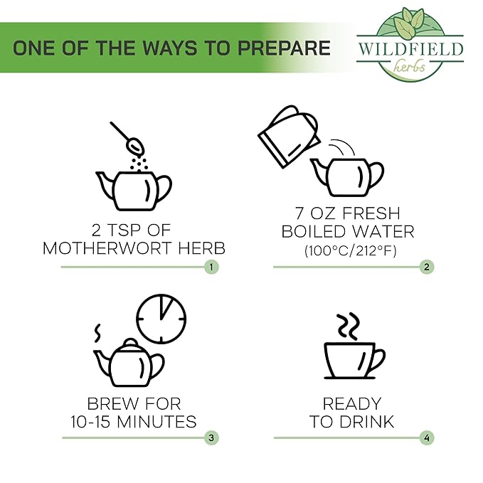 4 oz. Motherwort Tea Dried Motherwort Herb Tea (Leonurus Cardiaca) - 113g Leonurus Cardiaca (Cola De León)
