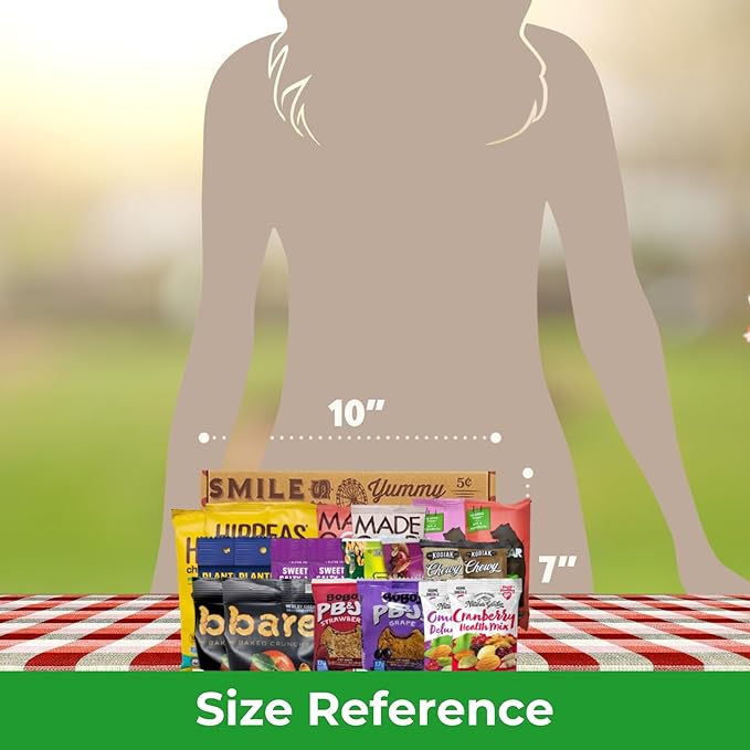 Healthy Smart Snack Box – 24-Count Premium Variety Pack | Better-for-You Snacks for Work, School, Travel, & Gifting