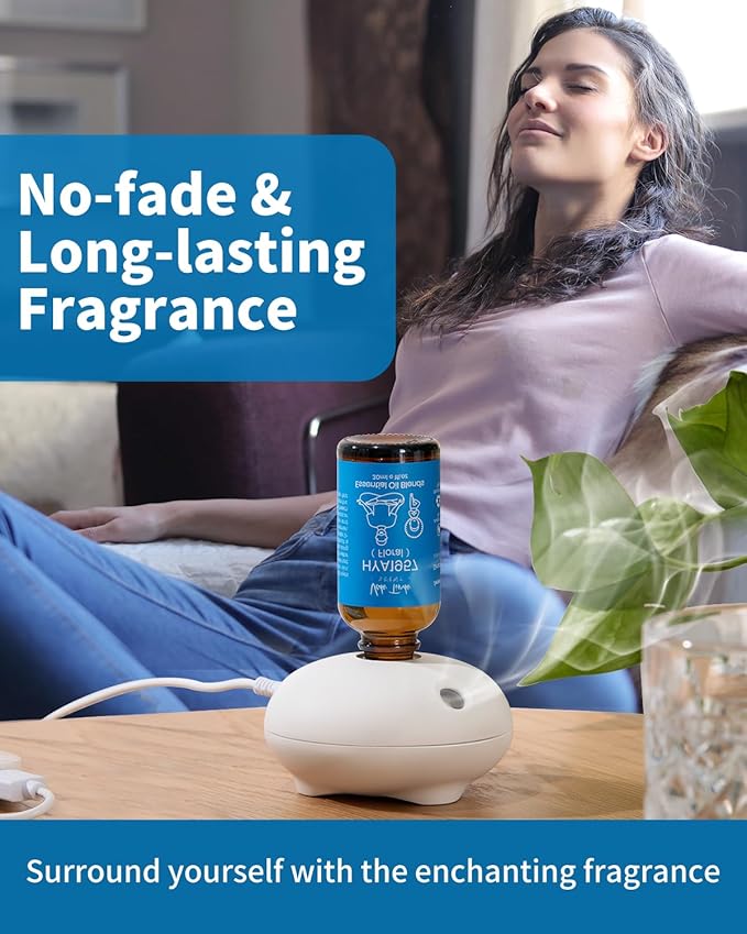 VTS Waterless Diffuser for Essential Oils, Aromatherapy Essential Oil Nebulising Diffuser for Home, Bedroom, Bathroom, Living Room, Outdoor, Office, Car
