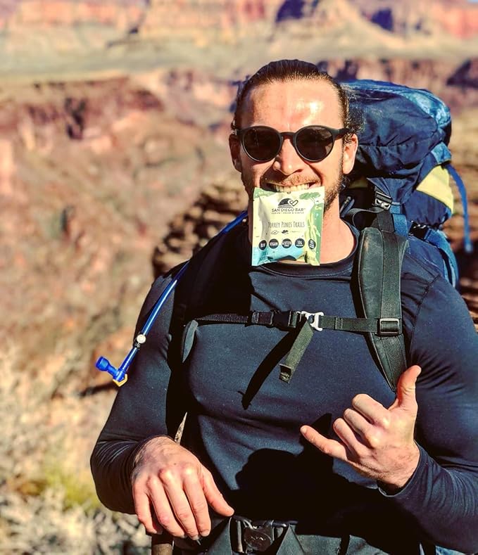 San Diego Bar-Torrey Pines Trails | Pumpkin + Sun Flower | RAW & Vegan Protein Bars | Sugar & Gluten Free | Breakfast Bars | Energy Bars | Snack Bars | 6 Whole Food Ingredients | Plant-Based Protein