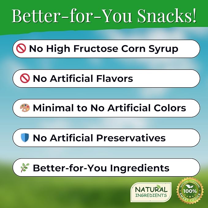 Healthy Smart Snack Box – 24-Count Premium Variety Pack | Better-for-You Snacks for Work, School, Travel, & Gifting