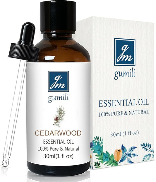 Cedarwood Essential Oil 1 Oz, 100% Pure Natural Cedarwood Oil, Aromatherapy Essential Oils for Diffuser, Skin, Hair, Candle, DIY Body Care