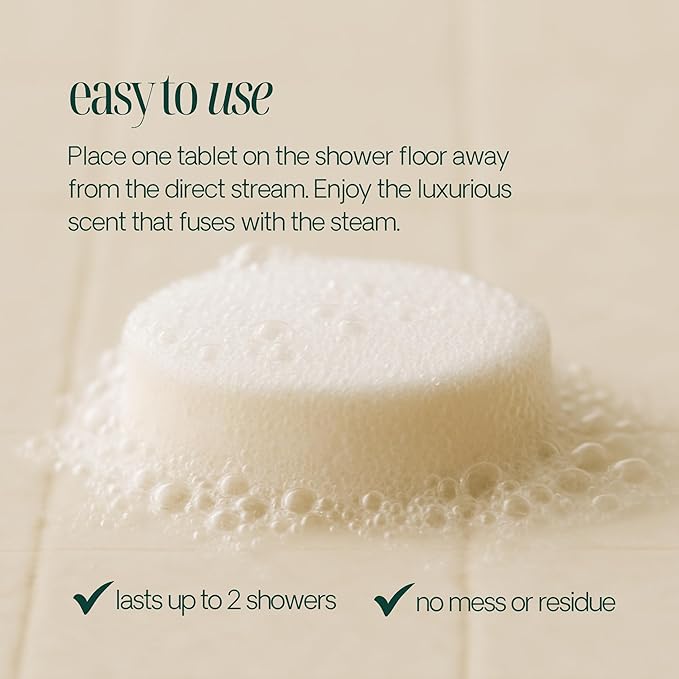 Shower Steamers Aromatherapy 6 Pack - Made in USA with Natural Essential Oils for Christmas Stocking Stuffers, Birthday Gifts for Women and Men, White Elephant - Self Care Variety Pack