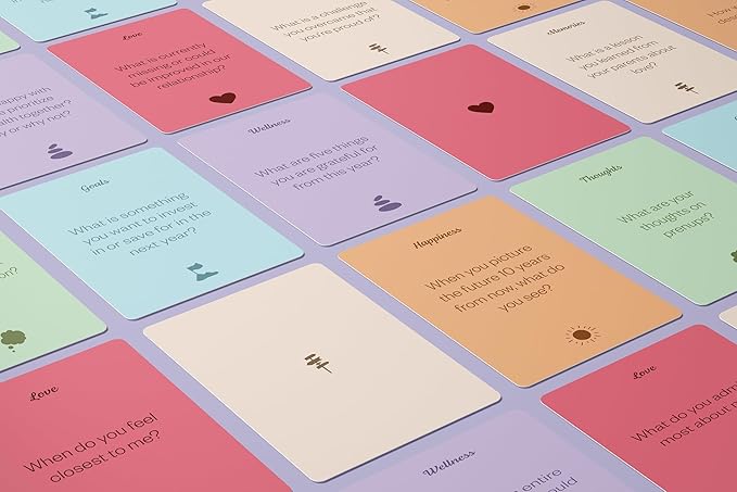 Gratitude Gifted Conversation Catalyst Couples - 150 Questions to Deepen Connection –Fun Relationship Building Activity for Partners, Romantic Date Night Ideas, Unique Couples Gift