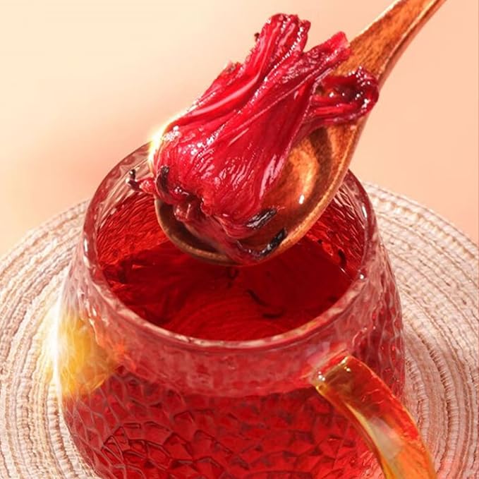 Hibiscus Tea Bags, 50 Teabags,105g,3.8Oz- Premium Hibiscus Flower Tea Bag - Cultivated From Yunnan - Non-GMO - Caffeine-free