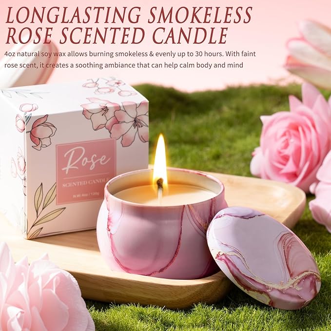 Birthday Gifts for Women Self Care Set Get Well Soon Gift Baskets, Relaxing Bluebell Spa Gift Basket Care Package for Women, Unique Christmas Mom Gifts for Her Girlfriend Sister Friend Wife Grandma