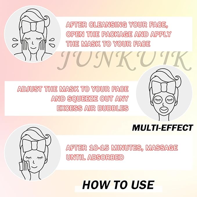 10PCS Hydrating Facial Sheet Mask,Moisturizing Face Masks Skincare Gift Set,Long Lasting Face Mask Skin Care & Facial Mask Kit for All Skin Types 21