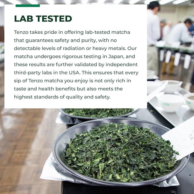 Tenzo Matcha Green Tea Powder, Organic Cafe Sweetened Matcha Latte Green Tea Powder, Ceremonial Barista Crafted Mix - Authentically Japanese - Matcha Latte Mix (35.27 Ounce)