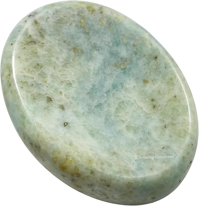 Amazing Gemstone Hackmanite Worry Stone Crystals and Healing Stones - Worry Stones for Stress Relief Gifts - Piedra Crystal Fidget for Meditation - Unique Stocking Stuffers and Birthday Gifts