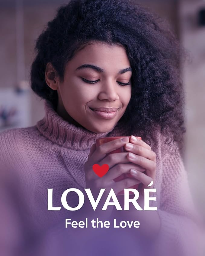 LOVARE Wild Berry Loose Leaf Tea 80 g - Made in Ukraine - Black Tea, Cherry, Roses, Hawthorn Berries, Elderberry, Black Currant Berries, Strawberry - Gift Box with 15 Paper Filters