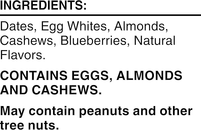 RXBAR Protein Bars, Protein Snack, Snack Bars, Blueberry, 22oz Box (12 Count)