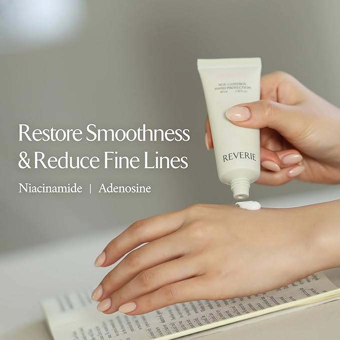 LA MUSE Age-Control Hand Protection | Reverie(Floral Musk) Scent | Luxury Perfumed Hand Cream for Women | Shea Butter Nourishes & Protects Dry, Aging Hands | Fast-Absorbing & Non-Greasy, Silky Finish