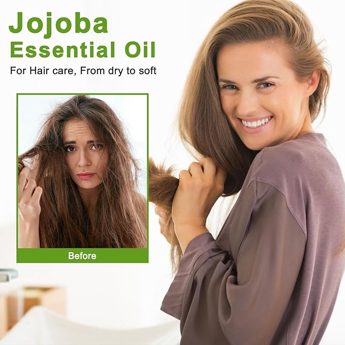 BURIBURI 100% Pure Organic Jojoba Carrier Oil, 100ml/3.38fl.oz