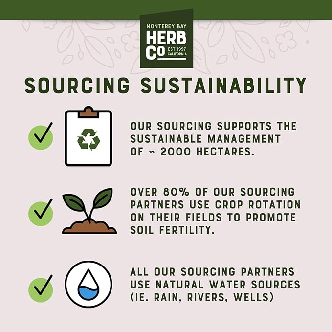 Monterey Bay Herb Co. Hibiscus Zest Tea – 1/4 lb Loose Leaf | Citrus & Floral Blend with Hibiscus, Lavender, Cloves & Licorice | Caffeine-Free Herbal Tea