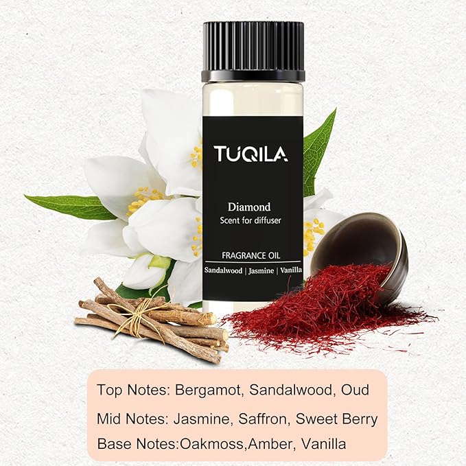 Hotel Luxury Essential Oil Set (3x20mL) – Scent Aromatherapy Oils for Diffusers – My Way, Diamond, Hope Scents –Idea for Home, Car, Hotel & Office – Long-Lasting Fragrance