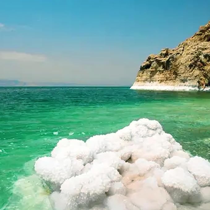 Dead Sea Salt – Dead Sea Salts for Soaking, Mineral Salt for Bath, Spa, Shower – Pure and Natural Bath Salt for Foot Soak, Inflammation, Skin Care – Unscented Fine Salt (10 LB)