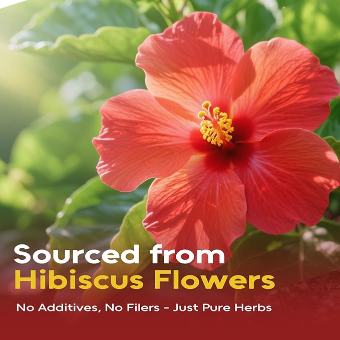 FullChea - Hibiscus Tea Bags, 120 Counts - Te De Flor de Jamaica, Hibiscus Flowers Tea for Daily Wellness - Non-GMO - Caffeine-free - Rich in Antioxidants & Support Digestion