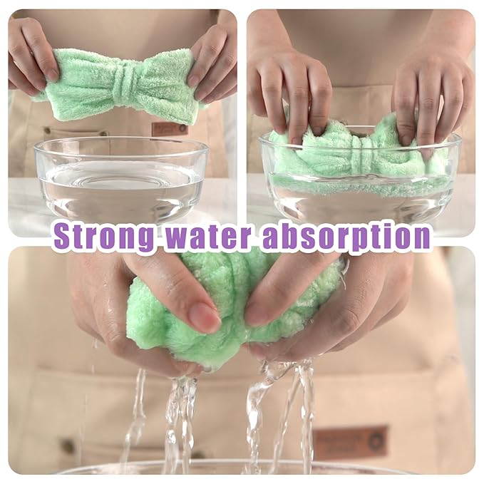 Shindel 6PCS Spa Headbands for Women, Skincare & Makeup Headbands for Face Washing, Gift for Teen Girls (Assorted Colors)