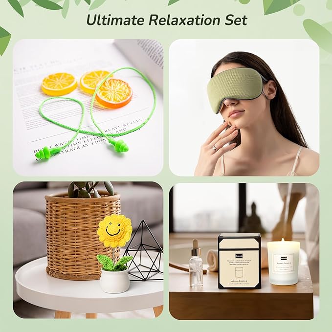 9PCS Self Care Gifts for Women, Get Well Gifts, Birthday Gift for Women, Sympathy Gift Baskets, Gift Baskets for Mom Wife Friends Sister Her