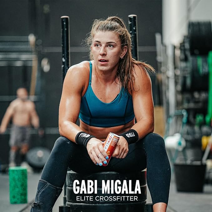 FITAID ENERGY, 200mg Natural Caffeine, Keto, Mango Sorbet, Optimum Performance Formula: BCAAs, Quercetin, Electrolytes, Omega-3s, 15 calories, Paleo, Vegan & Gluten-Free 12 Fl Oz (Pack of 12)