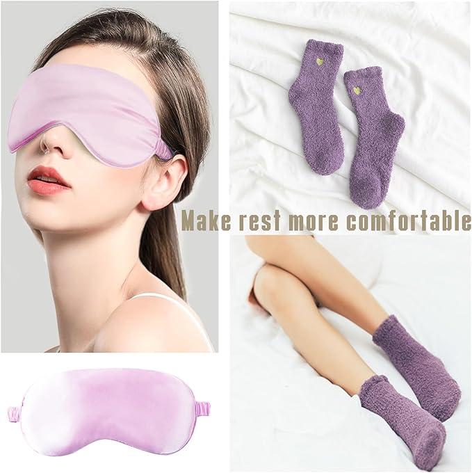 Gift Baskets For Women,12PC Birthday Gifts,Thinking Of you Gifts for Women,Care Package,Grief,Sympathy,thank you,Condolences (Purple)