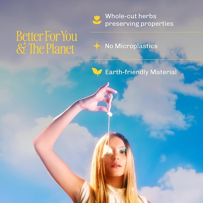 Kura Klub Yerba Mate Energy Glow Tea – Premium Energy Herbal Tea with Guarana, Ginger & Peppermint for Digestion, Gut Health & Satiety – Jitter-Free, No Crash – 3-in-1 Wellness Blend – Caffeine Alternative, No Microplastics – 14 Premium Teabags