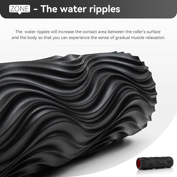 Foam Roller High-Density Exercise Roller, Deep Tissue Muscle Massage, Stretching, Relieves Muscles, Improves Mobility, Fitness Roller for Pilates, Yoga, Ideal for Athletes, Beginners & Recovery