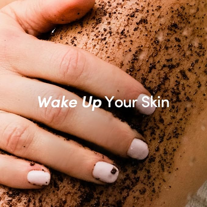 Uncommon Beauty Coffee Scrub - Exfoliating and Hydrating Body Scrub - Dry Scrub with Coconut Oil and Cocoa Butter - All Skin Types, Vegan, Cruelty Free, Synthetic Fragrance Free, 9 OZ