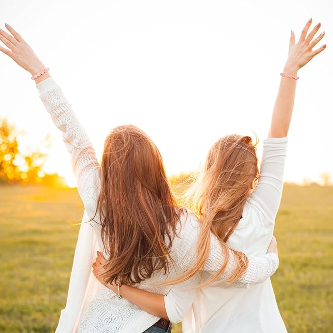 QianCannaor Crystals and Healing Stones Set for Friendship and Connection, Spiritual Crystals and Gift for Metaphysical, Witchcraft, Meditation, Manifestation, Zen, Reiki, Fengshui