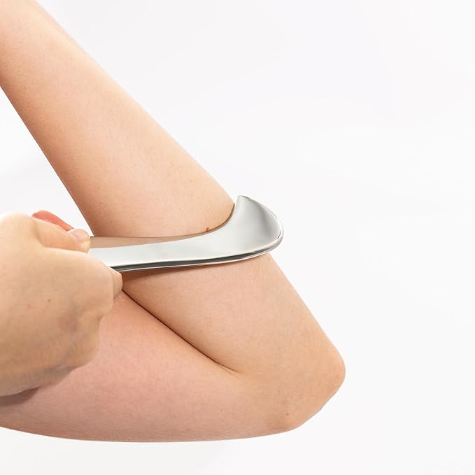 Gua sha Tool gua sha Stainless Steel iastm Tool Gussha Massage Tool Muscle Scraping Tool for Soft Tissue Therapy and Reduce Arms,Back, Legs, Neck Muscle Pain(SANSHESAN)………