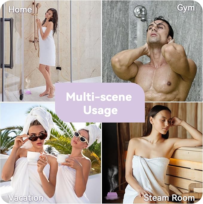 Shower Steamers Aromatherapy 6 Pack Gifts for Women Mom Men, Gifts for Her Stress Relief Home Spa, Birthday Gift Lavender Natural Essential Oil Self Care Relaxation Shower Bombs Teen