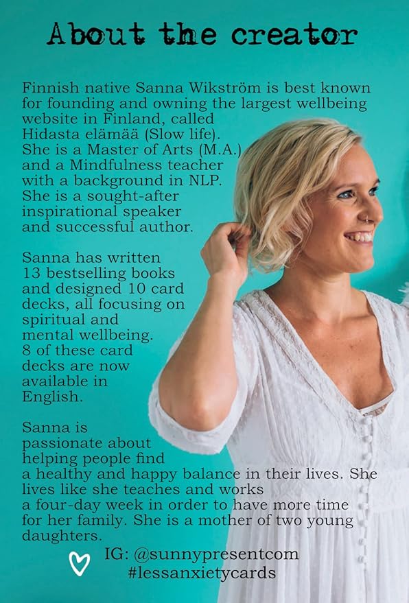 Sunny Present Empowering Questions Cards - 52 Self Care Cards for Mindfulness & Meditation, Writing, or Any Other Process You Choose - The Original Deck