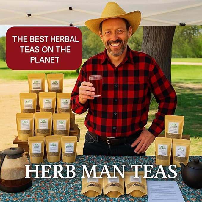 ACNE TEA – Organic Herbal Blend to Support Clear Skin & Complexion – Formulated by Master Herbalist Khabir – 100% Organic, Non-GMO, No Additives