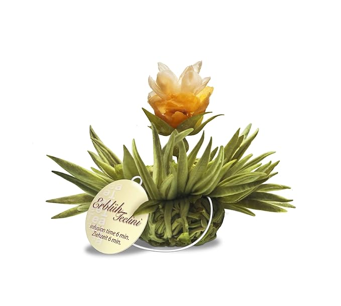 Creano Tea Flowers in Cup Size - Blooming Tea - 8 Flowering Tea in 4 Different Varieties - White Tea