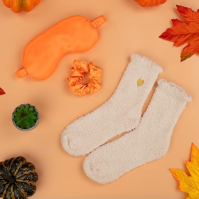 Care Package For Women, Self Care Gifts for Women, Get Well Soon, Orange Fall Themed Gifts for Woman, Relaxation Spa Gift Baskets for Woman, Thinking of You Birthday Gift, Feel Better Self Care Kit