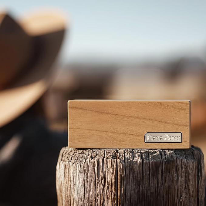 4 Refreshing Scent Bags Wood Car Air Freshener Vent Clip (Burlywood, Misty Grove)- Natural Scent Diffuser for Car, Truck & SUV with Premium Essential Oil Starter Kit Gift for Men & Women