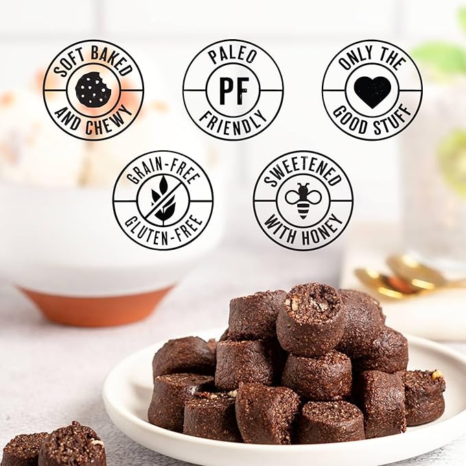 Ona Brownie-Style Cookies, Made with Honey and Dark Chocolate, Ready to eat, Gluten free, Grain free, Dairy free, Paleo