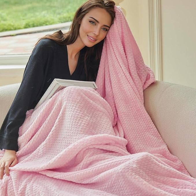 Birthday Gifts for Women - Self Care Gifts, Get Well Soon Gifts for Women, Unique Relaxing Spa Gifts Basket with Flannel Blanket, Tumbler, Socks, Soap & Candle, for Grandma Sister Mom, Wife, Her