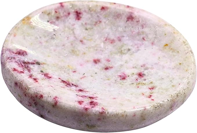 Amazing Gemstone Cinnabarite Worry Stone Crystals and Healing Stones - Worry Stones for Stress Relief Gifts - Piedra Crystal Fidget for Meditation - Unique Stocking Stuffers and Birthday Gifts