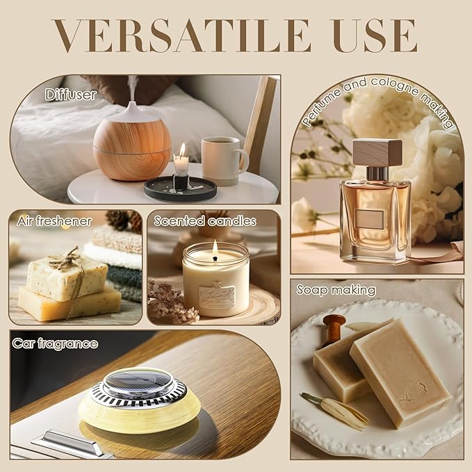 Hotel Diffuser Oils, Hotel Collection Diffuser Oil, Luxury Essential Oil Set for Diffuser, Soap & Candle Making Scents