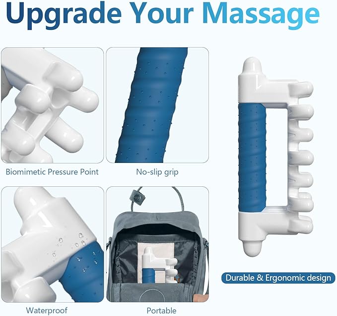 Fascia Massage Tool Blaster for Cellulite,Handheld Myofascial Release Tool for Deep Tissue Massage,Trigger Point Massage Tool for Manual Massage of Neck & Back