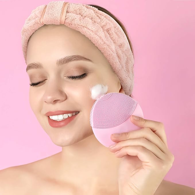 6pcs Microfiber Hairband, Fluffy Face Wash Headbands for Women, Spa Headbands for Skin Care, Yoga, Running, Exercise, Absorbent & Comfortable