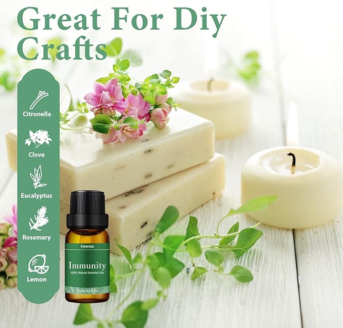 Essential Oils Blends Set for Diffusers for Home, Aromatherapy Diffuser Oil Scents - Calming, Sweet Dreams, Immunity, Relax, Mood, Fresh Air, Fragrance Oils for Diffusers, Massage, for Halloween6*10ML