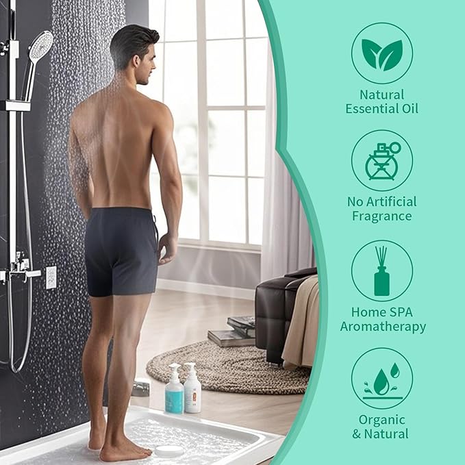 Shower Steamers Aromatherapy, 20-Pack Shower Bombs with Natural Essential Oils, Stress Relief Self Care Birthday Gifts for Women, Men, Mothers Day Gifts for Mom, Her, Travel Essentials