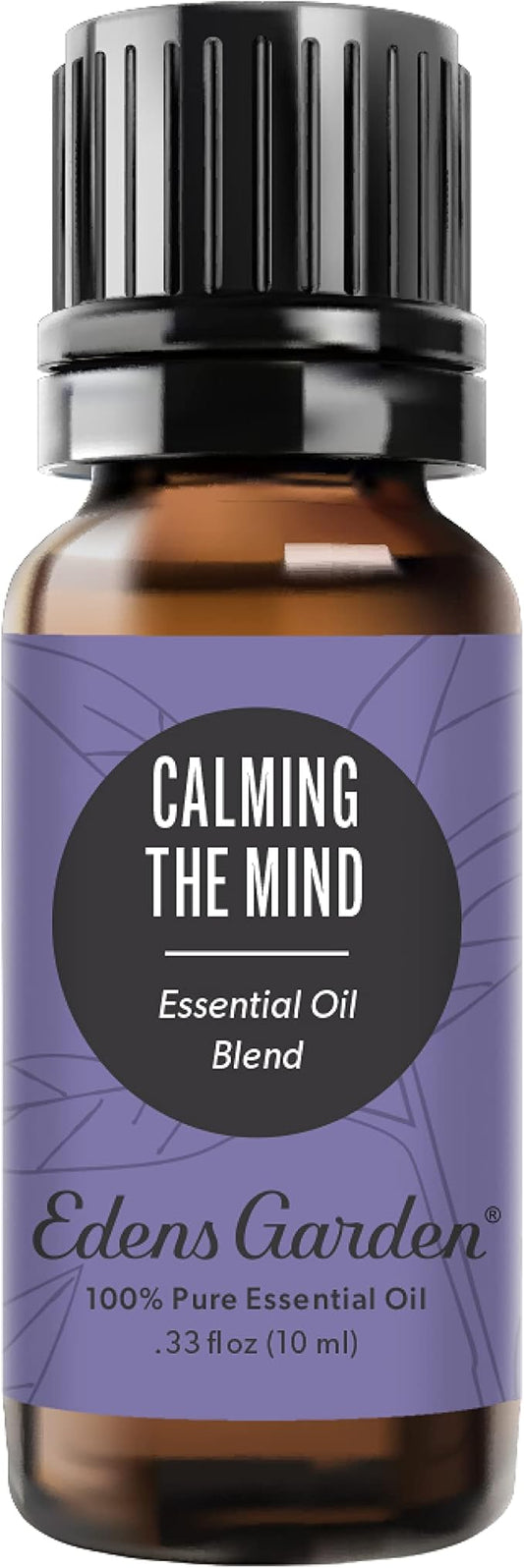 Edens Garden Calming The Mind Essential Oil Blend, 100% Pure & Natural Best Recipe Therapeutic Aromatherapy Blends- Diffuse or Topical Use 10 ml