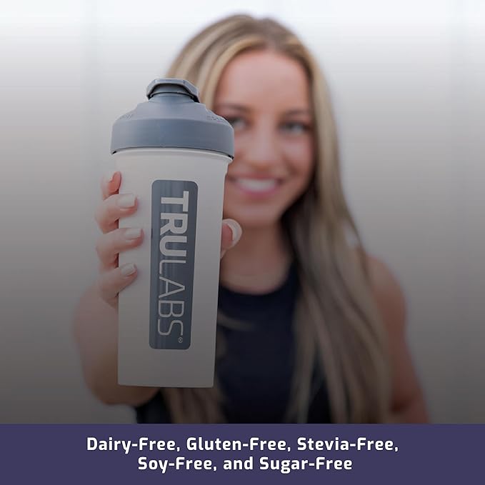 TRULABS Sleep - Strawberry Hibiscus. Sugar Free Sleep Drink. Each Serving Contains: Magnesium, GABA, Passionflower, Valerian Root, Ashwagandha Root & Lemon Balm Leaf Extracts, with 3mg Melatonin (6ct)