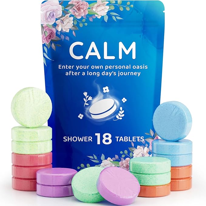 18-Pack Shower Steamers Aromatherapy, Shower Bath Bombs with Individually Wrapped, Variety Shower Tablets, Mothers Day Presents for Mom, Birthday Presents for Women