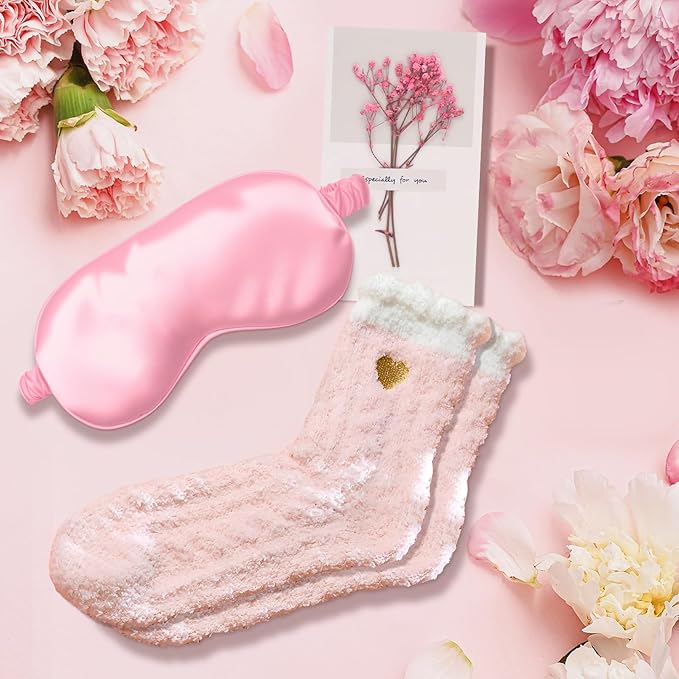 Birthday Gifts for Women - Self Care Gifts, Get Well Soon Gifts for Women, Unique Relaxing Spa Gifts Basket with Flannel Blanket, Tumbler, Socks, Soap & Candle, for Grandma Sister Mom, Wife, Her